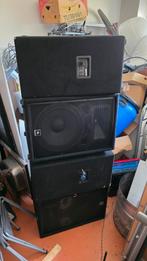 4 JBL prof. JRX200 serie passieve speakers 250Watt RMS, Gebruikt, JBL, Ophalen of Verzenden, 120 watt of meer