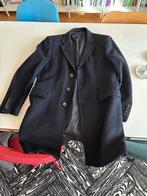 Boss Mantel MT 48 Donkerblauw Cashmere/Wol, Ophalen of Verzenden, Gedragen, Maat 48/50 (M), Blauw