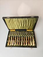Antieke bestekvorkjes in cassette, Ophalen of Verzenden