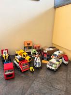 Diversen playmobil voertuigen en huisjes met accessoires, Ophalen, Zo goed als nieuw, Complete set