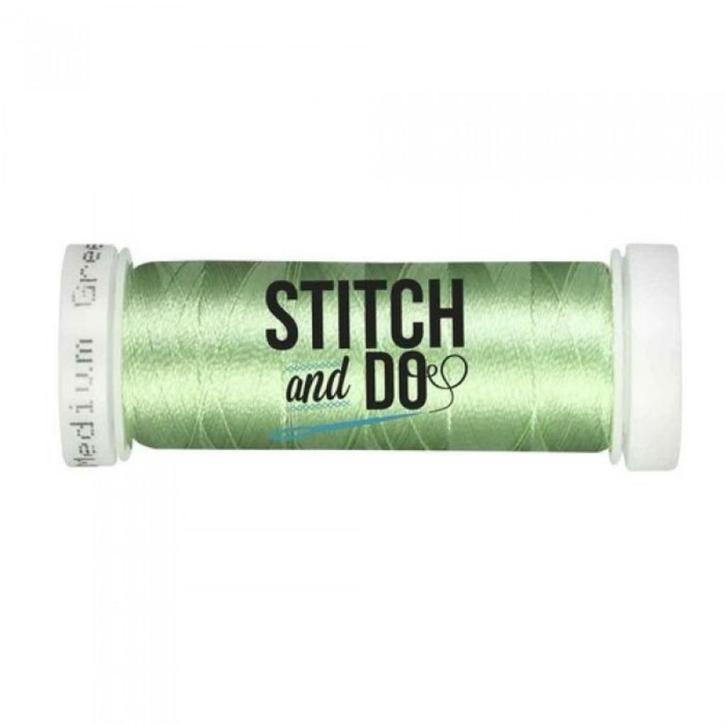 Stitch en Do linnen garen middengroen SDCD20, Hobby en Vrije tijd, Borduren en Borduurmachines, Nieuw, Borduurgaren of Zijde, Handborduren