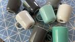 8 kleine Hema chicago mokken ,senseo maat, Gebruikt, Keramiek, Ophalen of Verzenden, Overige stijlen