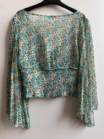 DENNY ROSE top turquoise bloemetjes Ibizastyle mt M, Kleding | Dames, Nieuw, Maat 38/40 (M), Lange mouw, DENNY ROSE