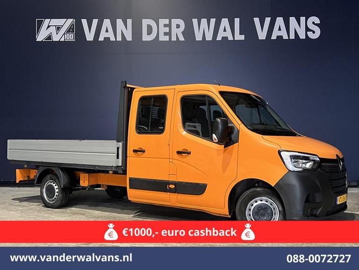 Renault Master 2.3 dCi 135pk *Rijklaar Direct Rijden* Pickup, Auto's, Bestelauto's, Bedrijf, Te koop, ABS, Airconditioning, Alarm
