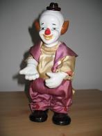 Porselein Clown met Muziek Opwindbaar * Vintage, Ophalen of Verzenden, Zo goed als nieuw
