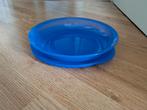 Blauwe schaal met deksel tupperware, Ophalen, Gebruikt, Schaal