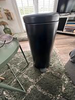 Brabantia 30 liter prullenbak zwart, Huis en Inrichting, Woonaccessoires | Prullenbakken, 20 tot 30 liter, Met pedaal, Gebruikt