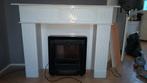 Schouw Schoorsteenmantel met Elektrische Haard, Ophalen of Verzenden, Gebruikt, Vrijstaande haard, Elektrische haard