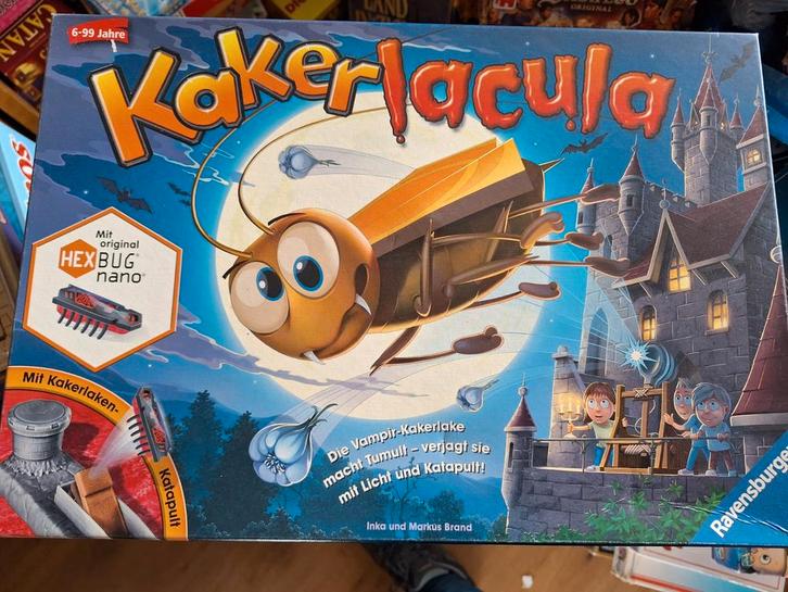 Kakerlacula Bordspel, Hobby en Vrije tijd, Gezelschapsspellen | Bordspellen, Zo goed als nieuw, Drie of vier spelers, Vijf spelers of meer