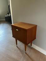 Vintage Kastje met Valdeurtje - Nachtkastje/Bijzettafel, Ophalen of Verzenden
