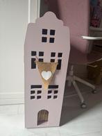 HEMA Grachtenpand Hout + Stickers - Zo Goed Als Nieuw, Zo goed als nieuw, Minder dan 50 cm, Ophalen, Minder dan 90 cm