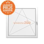 Kantel kiep 110 x 110 cm, PVC window laagste prijs!, Nieuw, Kunststof, Raamkozijn, Ophalen of Verzenden