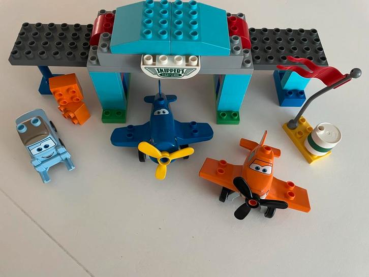 Lego Duplo Planes Skippers Vliegschool 10511, Kinderen en Baby's, Speelgoed | Duplo en Lego, Zo goed als nieuw, Duplo, Complete set