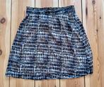 VILA rok - Zwart Beige Bruin Goud Print - Medium / Maat 38, Maat 38/40 (M), Zwart, Vila, Ophalen of Verzenden