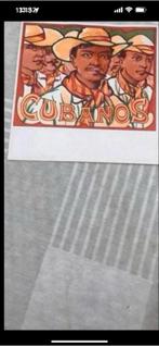 Oud reclameplaatje Cubanos sigaren, Verzamelen, Ophalen of Verzenden, Gebruikt, Tabaksdoos of Verpakking