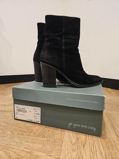 Zwarte Suede Via Vai enkellaarsjes maat 41, Kleding | Dames, Schoenen, Gedragen, Lage of Enkellaarzen, Zwart, Ophalen of Verzenden