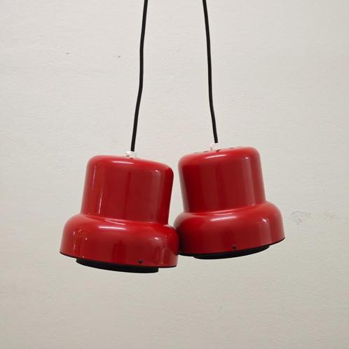 Vintage Fog & Morup Mini Poker hanglampen, Huis en Inrichting, Lampen | Hanglampen, Gebruikt, Minder dan 50 cm, Kunststof, Metaal