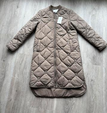 Vila Vimanon quilted jacket walnut maat 34 beschikbaar voor biedingen