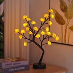 Herfst-lamp bloemenboompje, Verzenden, Zo goed als nieuw, Minder dan 50 cm, Glas