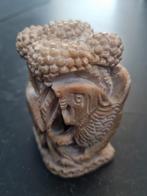 Marmerem beeldje met leeuw en gazelle, Antiek en Kunst, Ophalen of Verzenden