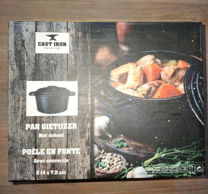 dutchoven nieuw maat m 14cmx7.5cm meerdere stuks beschikbaar, Tuin en Terras, Barbecue-accessoires, Nieuw, Ophalen of Verzenden