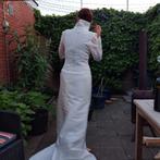 Elegante, tijdloze trouwjurk – maat 40 (ruim), Modeca, Ophalen, Trouwjurk, Wit, Modeca