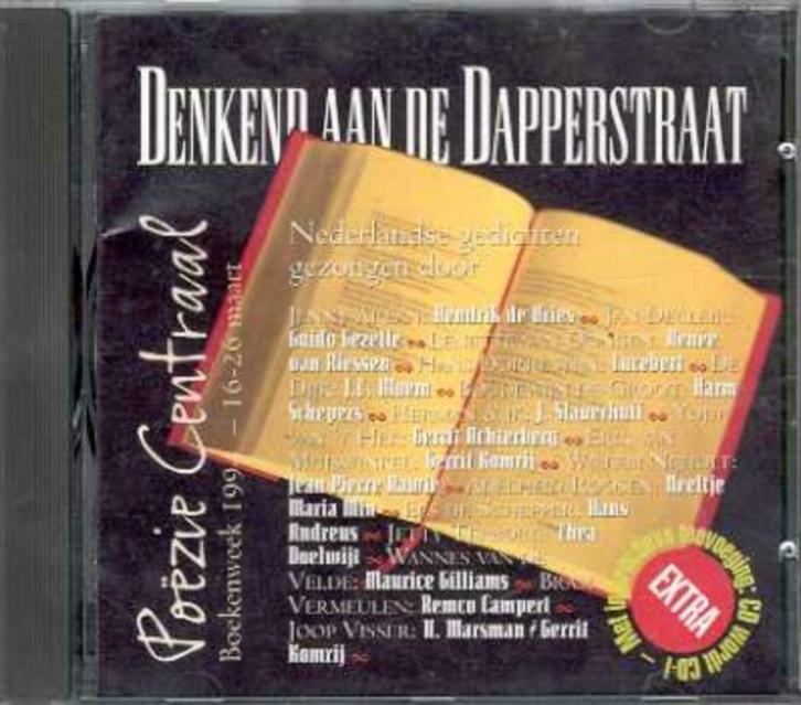 Denkend aan de Dapperstraat, Poëzie Centraal-"", Cd's en Dvd's, Cd's | Nederlandstalig, Zo goed als nieuw, Ophalen of Verzenden