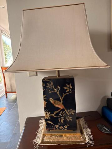 Vintage Tafellamp met Vogelmotief Hollywood Regency. beschikbaar voor biedingen