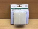 Merten Artec wissel-wissel schakelaar inbouw creme., Eddiys, Espel, Nieuw, Info@eddiys.eu