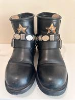 Sendra Biker Boots Zwart Leer Maat 35/36, Kleding | Dames, Schoenen, Verzenden, Gedragen, Zwart, Lage of Enkellaarzen