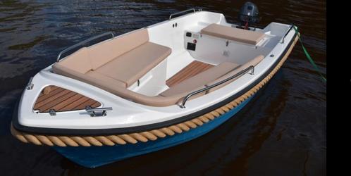Elektrische sloep met 7PK – Onderhoudsvrij – 9.499€ incl, Watersport en Boten, Sloepen, Nieuw, Tot 10 pk, 3 tot 6 meter, Buitenboordmotor
