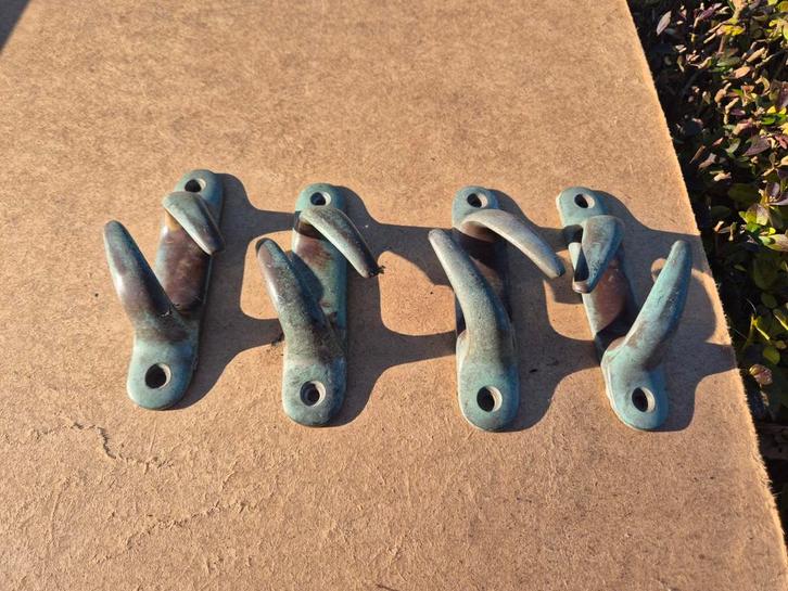 Messing Verhaalklampen Boot - Set van 4, Watersport en Boten, Accessoires en Onderhoud, Ophalen of Verzenden