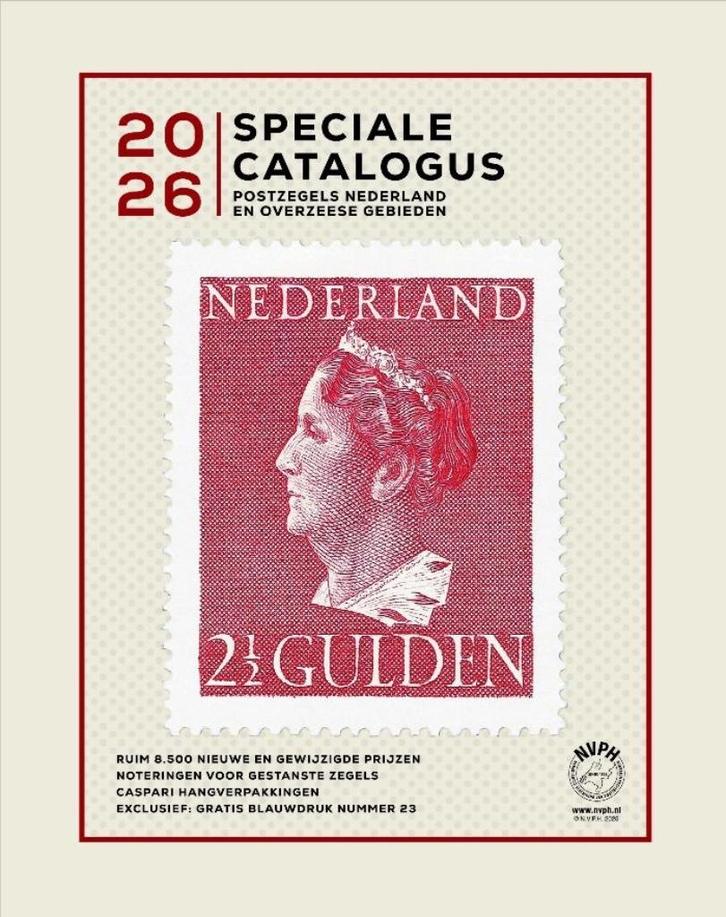 2026 NIEUW NVPH Postzegelcatalogus Nederland en OG + Kado, Postzegels en Munten, Postzegels | Toebehoren, Catalogus, Verzenden