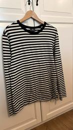 T-shirt gestreept lange mouw mt S, Ophalen of Verzenden, Zo goed als nieuw, Zwart