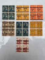 USA / Amerika 7 blokken precancels, Postzegels en Munten, Postzegels | Amerika, Ophalen of Verzenden, Noord-Amerika