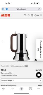 Alessi 9090 Espressomachine - Design Richard Sapper, Ophalen of Verzenden, Gebruikt