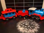 Green Toys Trein met Wagon en Conducteur, Ophalen of Verzenden, Zo goed als nieuw, Jongen of Meisje