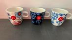 Drie cappuccino mokken Hylper heritage D.E. Nieuw, Huis en Inrichting, Ophalen, Nieuw, Overige stijlen, Kop(pen) en/of Schotel(s)