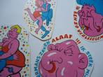 sticker oud Alaaf strip vintage carnaval karnaval retro 4x, Verzamelen, Verzenden, Zo goed als nieuw, Bedrijf of Vereniging