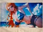 One Piece TCG Sexy Nami Custom Playmat, Ophalen of Verzenden, Losse kaart