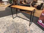Sidetable 120/80 Mangohout metaal direct/Leverbaar, Ophalen, 100 tot 150 cm, Nieuw, Mwonenenslapen