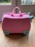 TRUNKI Ride-on Light roze kinderkoffer, Sieraden, Tassen en Uiterlijk, Koffers, Gebruikt, Minder dan 35 cm, Minder dan 50 cm, Hard kunststof