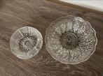 Kristallen Glazen Schaaltjes - twee stuks, Ophalen of Verzenden