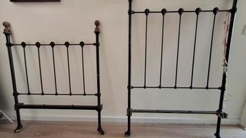 Antiek Frans bedframe 90 bij 190 cm  beschikbaar voor biedingen