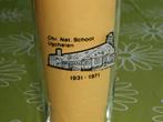 Christelijke Nationale school Ugchelen 1931 - 1971 bierglas, Ophalen of Verzenden, Zo goed als nieuw