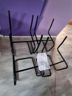 Zwarte stoel frames 4x [NIEUW], Ophalen, Zwart, Vier, Metaal