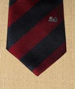 Postbank stropdas rood-blauw gestreept 1 logo onder, Ophalen of Verzenden, Nieuw, Gebruiksvoorwerp