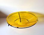 grote decoratieve schalen 2x e 1x metalen voet, Schaal, Rond, Ophalen of Verzenden, Glas