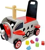 I’m toy houten loopwagen / duwwagen vliegtuig, Ophalen of Verzenden, Zo goed als nieuw