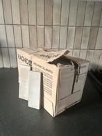 Keramisch geglazuurde beige kleurige tegels 95 stuks, Keramiek, Minder dan 5 m², Vloertegels, Minder dan 20 cm